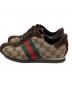 GUCCI (グッチ) GGキャンバス シェリーライン ローカットスニーカー」 ベージュ サイズ:22.5：15000円