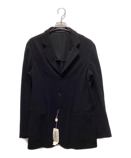 ARMANI COLLEZIONI（アルマーニ コレツィオーニ）ARMANI COLLEZIONI (アルマーニ コレツィオーニ) テーラードジャケット ブラック サイズ:48 未使用品の古着・服飾アイテム