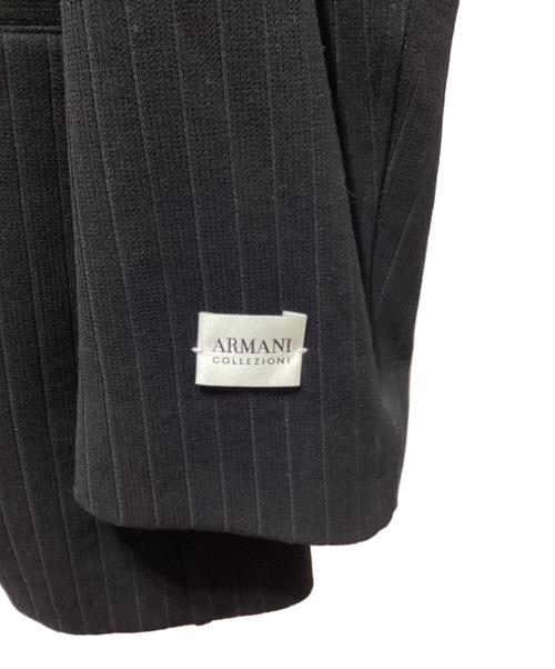 ARMANI COLLEZIONI（アルマーニ コレツィオーニ）ARMANI COLLEZIONI (アルマーニ コレツィオーニ) テーラードジャケット ブラック サイズ:48 未使用品の古着・服飾アイテム