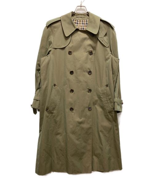 Aquascutum（アクアスキュータム）Aquascutum (アクアスキュータム) トレンチコート オリーブ サイズ:40の古着・服飾アイテム