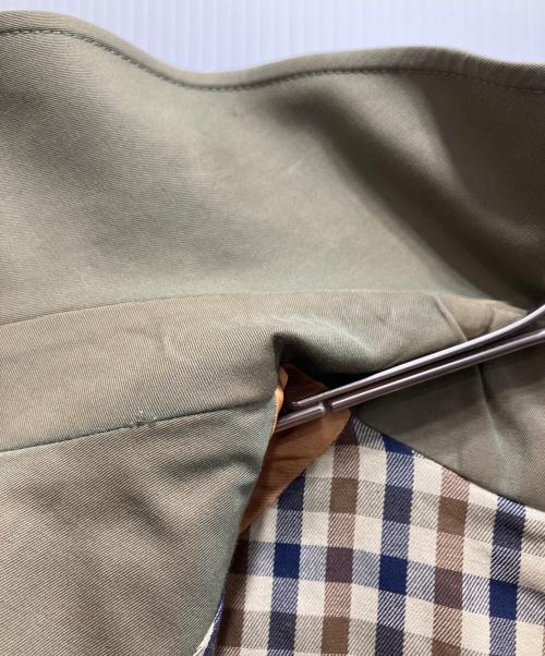 Aquascutum（アクアスキュータム）Aquascutum (アクアスキュータム) トレンチコート オリーブ サイズ:40の古着・服飾アイテム