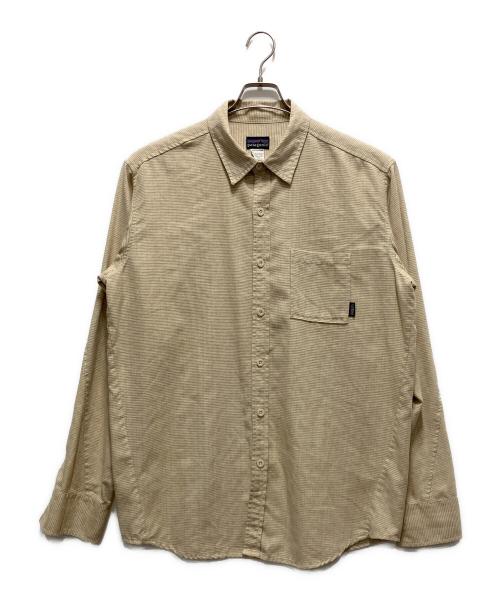 Patagonia（パタゴニア）Patagonia (パタゴニア) ヘンプカバレロシャツ ベージュ サイズ:Lの古着・服飾アイテム