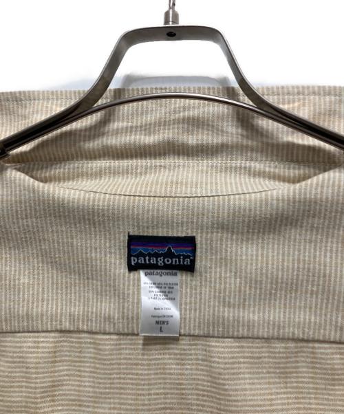 Patagonia（パタゴニア）Patagonia (パタゴニア) ヘンプカバレロシャツ ベージュ サイズ:Lの古着・服飾アイテム