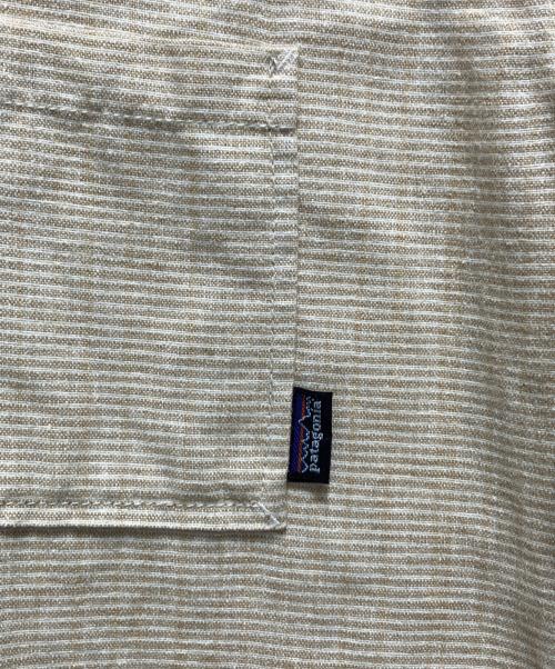 Patagonia（パタゴニア）Patagonia (パタゴニア) ヘンプカバレロシャツ ベージュ サイズ:Lの古着・服飾アイテム