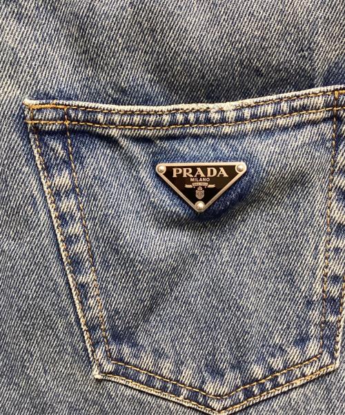PRADA（プラダ）PRADA (プラダ) FIVE-POCKET DENIM PANTS インディゴ サイズ:25の古着・服飾アイテム
