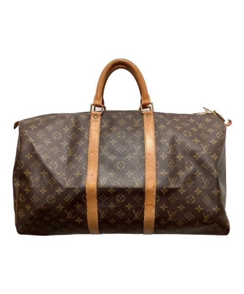 LOUIS VUITTON（ルイ ヴィトン）LOUIS VUITTON (ルイ ヴィトン) トラベルバッグ ブラウンの古着・服飾アイテム