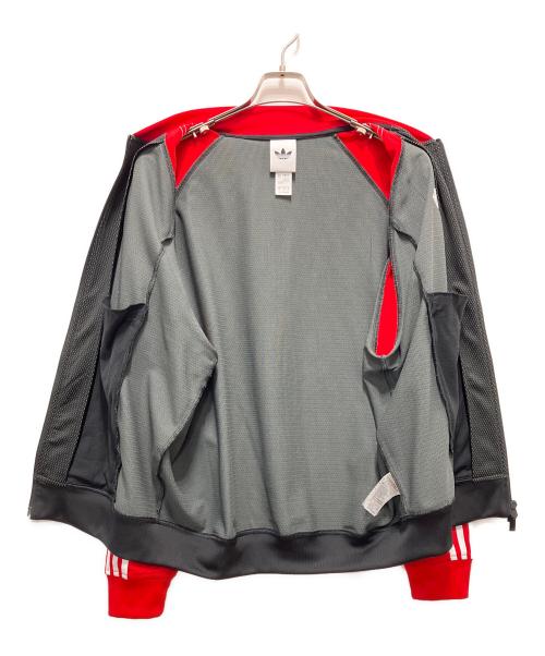 adidas（アディダス）adidas (アディダス) SST ルーズ メッシュ トラックトップ レッド サイズ:Mの古着・服飾アイテム