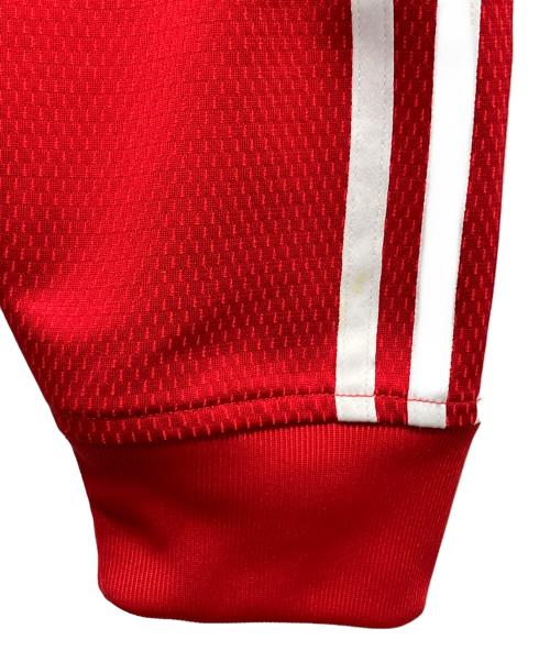 adidas（アディダス）adidas (アディダス) SST ルーズ メッシュ トラックトップ レッド サイズ:Mの古着・服飾アイテム