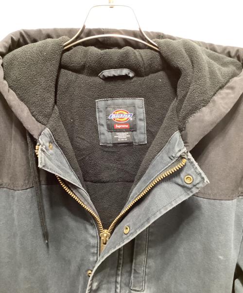 SUPREME（シュプリーム）Supreme (シュプリーム) Dickies (ディッキーズ) コーデュラ フード ワーク ジャケット ネイビー サイズ:XLの古着・服飾アイテム