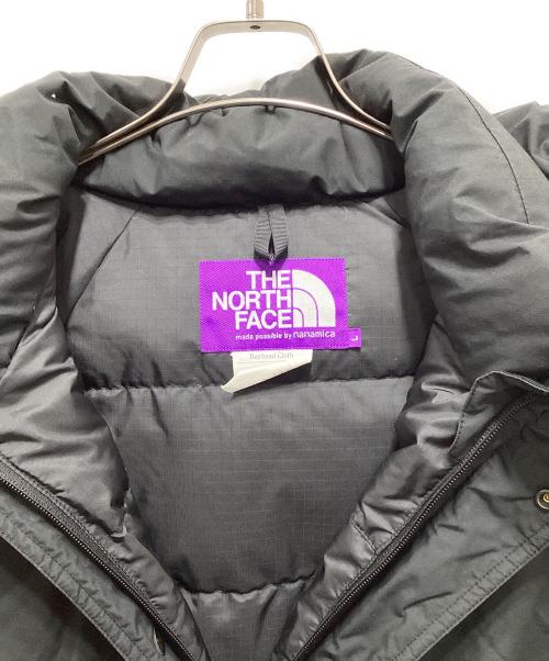 THE NORTHFACE PURPLELABEL（ザ・ノースフェイス パープルレーベル）THE NORTHFACE PURPLELABEL (ザ・ノースフェイス パープルレーベル) JOURNAL STANDARD (ジャーナルスタンダード) 別注  マウンテンショートダウン ブラック サイズ:Lの古着・服飾アイテム