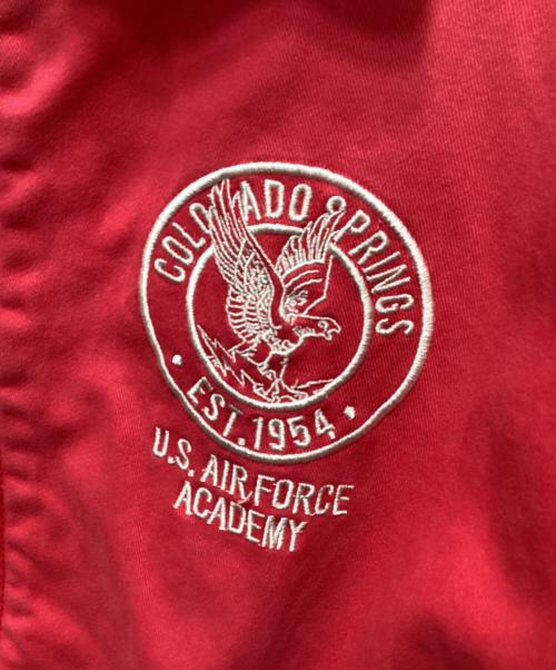 AVIREX（アヴィレックス）AVIREX (アヴィレックス) FADE USAF ACADEMY JACKET レッド サイズ:Mの古着・服飾アイテム