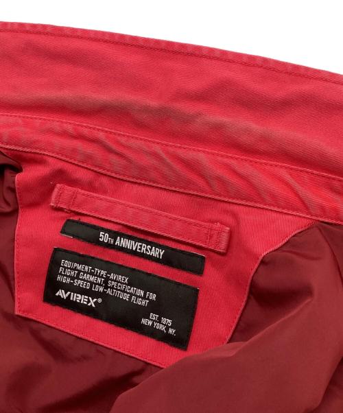 AVIREX（アヴィレックス）AVIREX (アヴィレックス) FADE USAF ACADEMY JACKET レッド サイズ:Mの古着・服飾アイテム