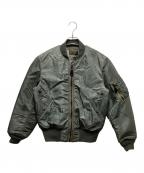 AVIREXアヴィレックス）の古着「MA-1ジャケット」｜カーキ