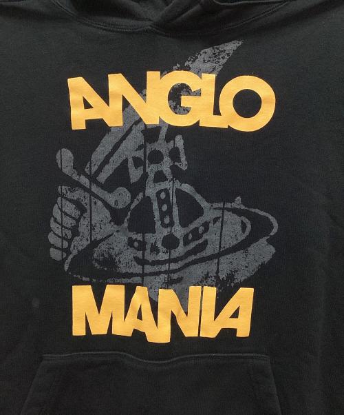 anglomania vivienne westwood（アングロマニア ヴィヴィアン・ウエストウッド）Anglomania Vivienne Westwood (アングロマニア ヴィヴィアン・ウエストウッド) ロゴパーカー ブラック サイズ:38 未使用品の古着・服飾アイテム