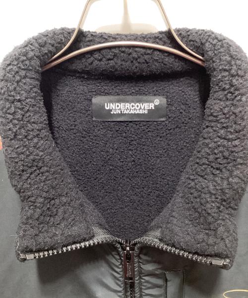 UNDERCOVER（アンダーカバー）UNDERCOVER (アンダーカバー) POLARTECボアフリースブルゾン ブラック サイズ:４の古着・服飾アイテム