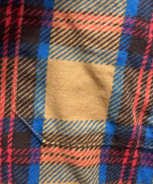 SUPREME（シュプリーム）Supreme (シュプリーム) PRINTED HOODED FLANNEL SHIRT ブラウン サイズ:Sの古着・服飾アイテム