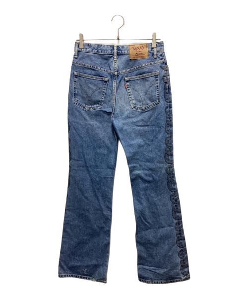 Hysteric Glamour（ヒステリックグラマー）Hysteric Glamour (ヒステリックグラマー) SNAKELOOPフレアデニムパンツ インディゴ サイズ:SIZE71㎝（W28）の古着・服飾アイテム