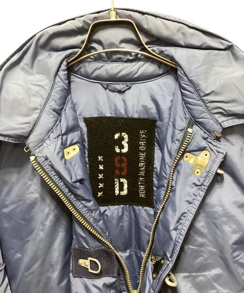NORTH MARINE DRIVE（ノースマリンドライブ）North marine drive (ノースマリンドライブ) ファイヤーマンダウンジャケット ブルー サイズ:3の古着・服飾アイテム