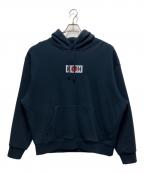 KITHキス）の古着「Tokyo 5 year anniversary neison hoodie」｜ネイビー