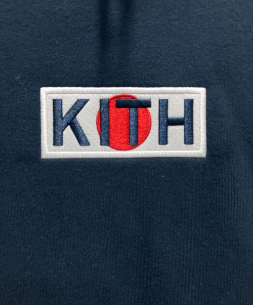 KITH（キス）KITH (キス) Tokyo 5 year anniversary neison hoodie ネイビー サイズ:Lの古着・服飾アイテム