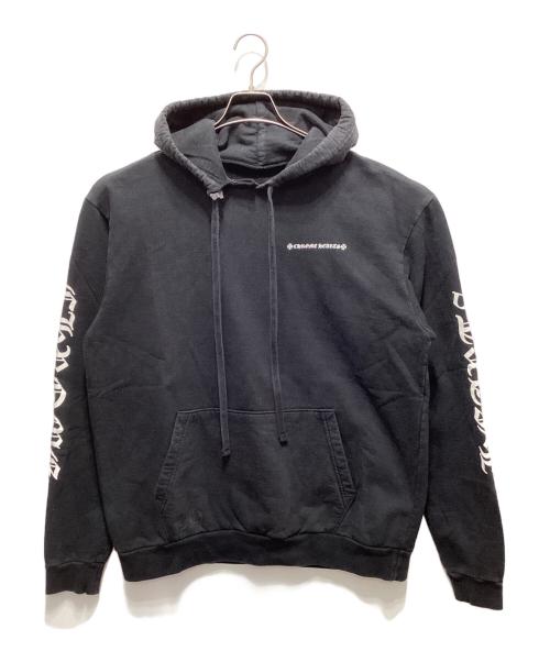 CHROME HEARTS（クロムハーツ）CHROME HEARTS (クロムハーツ) CEMETARY CROSS HOODIE ブラック サイズ:Mの古着・服飾アイテム