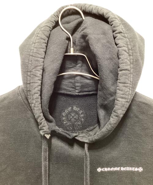 CHROME HEARTS（クロムハーツ）CHROME HEARTS (クロムハーツ) CEMETARY CROSS HOODIE ブラック サイズ:Mの古着・服飾アイテム