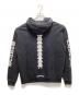CHROME HEARTS (クロムハーツ) CEMETARY CROSS HOODIE ブラック サイズ:M：80000円