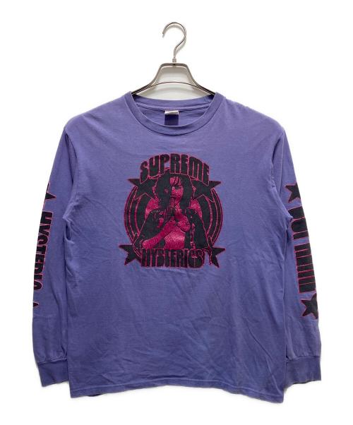 Hysteric Glamour（ヒステリックグラマー）Hysteric Glamour (ヒステリックグラマー) Supreme (シュプリーム) L/S Tee パープル サイズ:Sの古着・服飾アイテム
