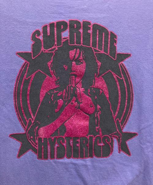 Hysteric Glamour（ヒステリックグラマー）Hysteric Glamour (ヒステリックグラマー) Supreme (シュプリーム) L/S Tee パープル サイズ:Sの古着・服飾アイテム