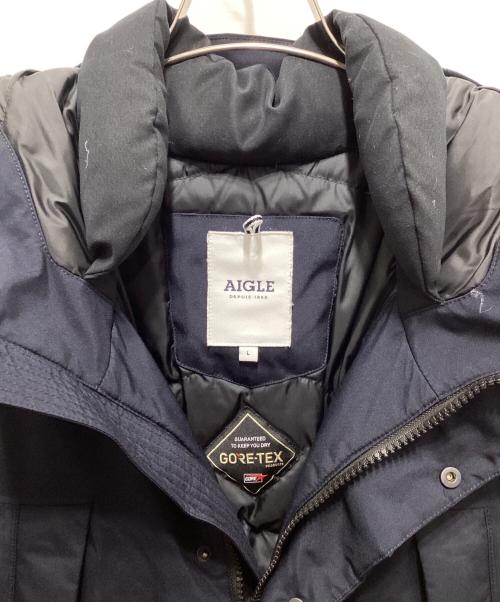 AIGLE（エーグル）AIGLE (エーグル) ダウンコート ネイビー サイズ:Ｌの古着・服飾アイテム