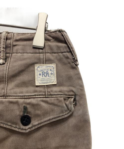 RRL（ダブルアールエル）RRL (ダブルアールエル) ガーメントダイオフィサートラウザーパンツ ブラウン サイズ:不明（タグ白化けのため）の古着・服飾アイテム