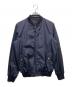 PRADA（プラダ）の古着「Re-Nylon PLATE LOGO BOMBER JACKET」｜ネイビー