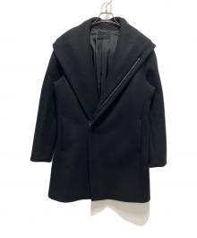 Junhashimoto（ジュンハシモト）の古着「WRAP COAT」｜ブラック