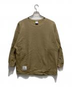 Champion REVERSE WEAVE×WTAPSチャンピオン リバース ウィーブ×ダブルタップス）の古着「CREW REVERSE WEAVE」｜ベージュ