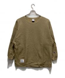 Champion REVERSE WEAVE×WTAPS（チャンピオン リバース ウィーブ×ダブルタップス）の古着「CREW REVERSE WEAVE」｜ベージュ
