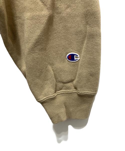 Champion REVERSE WEAVE（チャンピオン リバース ウィーブ）Champion REVERSE WEAVE (チャンピオン リバース ウィーブ) WTAPS (ダブルタップス) CREW REVERSE WEAVE ベージュ サイズ:Lの古着・服飾アイテム