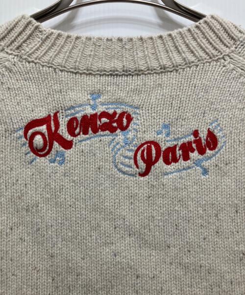 KENZO（ケンゾー）KENZO (ケンゾー) バニー刺繍ニット ベージュ サイズ:L 未使用品の古着・服飾アイテム
