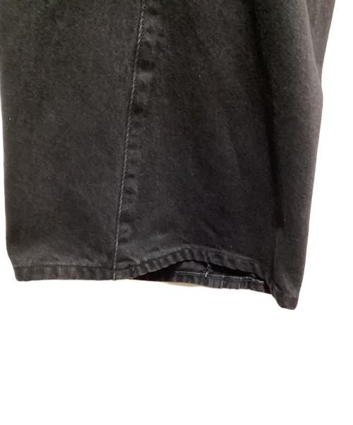 NVRFRGT（ネヴァーフォーゲット）NVRFRGT (ネヴァーフォーゲット) 3D Twisted Wide Leg Jeans ブラック サイズ:１の古着・服飾アイテム