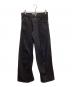 NVRFRGT（ネヴァーフォーゲット）の古着「3D Twisted Wide Leg Jeans」｜ブラック