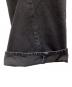 中古・古着 NVRFRGT (ネヴァーフォーゲット) 3D Twisted Wide Leg Jeans ブラック サイズ:１：18000円
