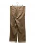 AURALEE (オーラリー) LIGHT MELTON WIDE SLACKS ブラウン サイズ:5：14000円