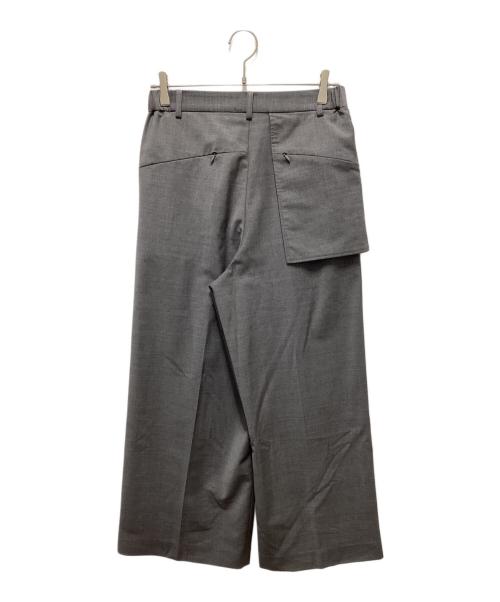 hatra（ハトラ）hatra (ハトラ) ワイドスラックス グレー サイズ:１の古着・服飾アイテム