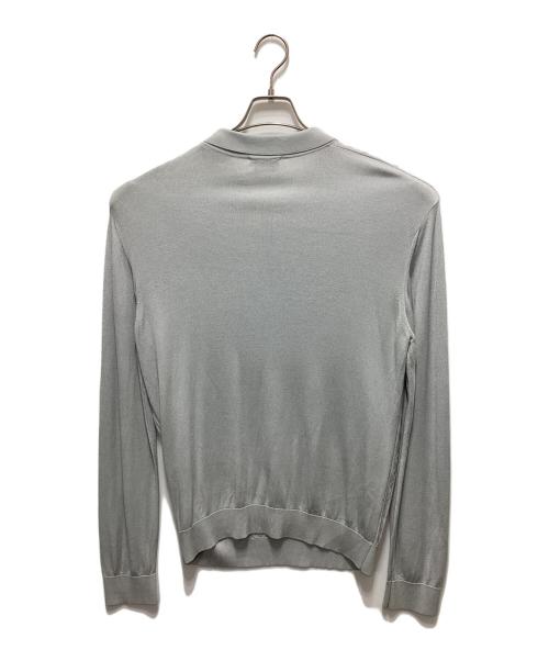 LEMAIRE（ルメール）LEMAIRE (ルメール) レーヨンニットポロシャツ グレー サイズ:Mの古着・服飾アイテム