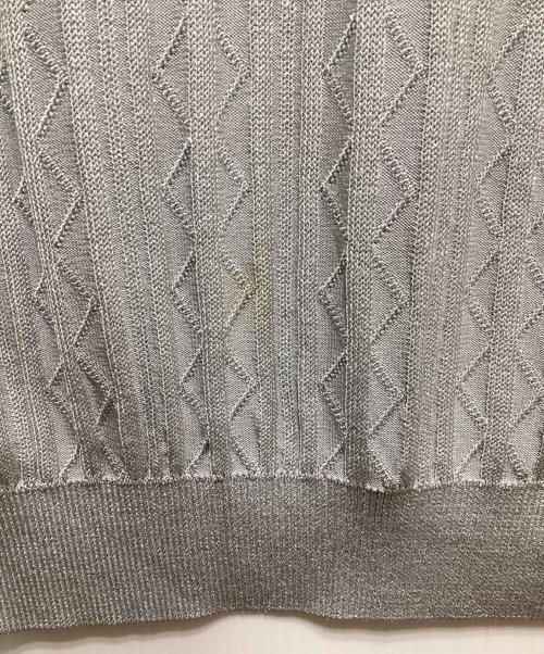 LEMAIRE（ルメール）LEMAIRE (ルメール) レーヨンニットポロシャツ グレー サイズ:Mの古着・服飾アイテム