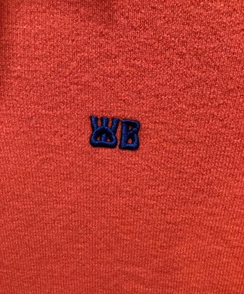 WALES BONNER（ウェールズボナー）WALES BONNER (ウェールズボナー) WOOL YARN CYPHER POLO レッド サイズ:M 未使用品の古着・服飾アイテム