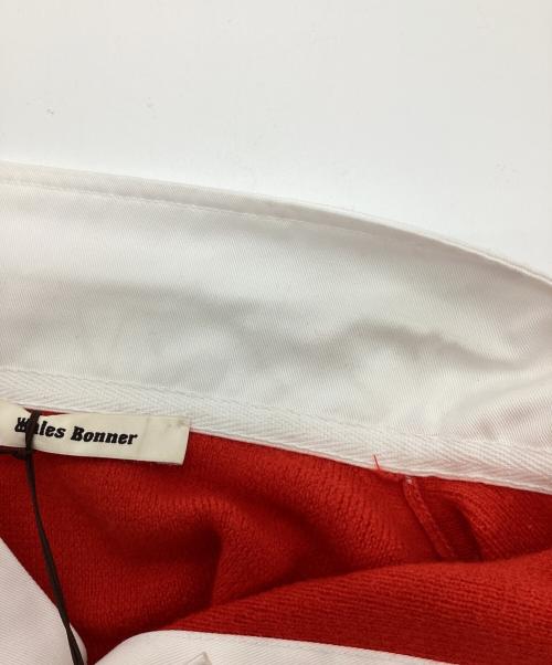 WALES BONNER（ウェールズボナー）WALES BONNER (ウェールズボナー) WOOL YARN CYPHER POLO レッド サイズ:M 未使用品の古着・服飾アイテム