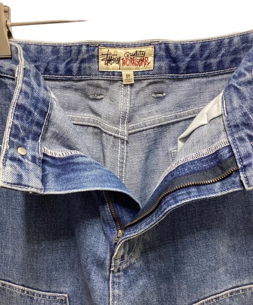 stussy（ステューシー）stussy (ステューシー) デニムペインターパンツ インディゴ サイズ:SIZE 86cm (W34)の古着・服飾アイテム