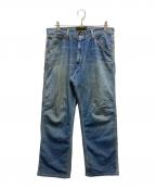 stussy-wkステューシー ワーク）の古着「00‘sペインターデニムパンツ」｜インディゴ