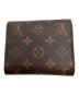 LOUIS VUITTON (ルイ ヴィトン) 3つ折り財布 ブラウン：25000円