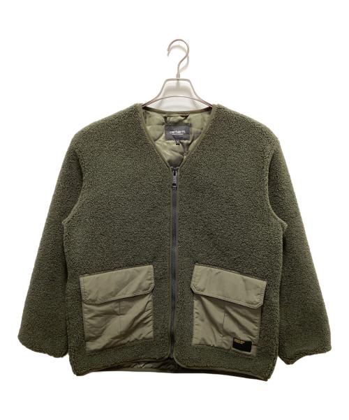 CarHartt（カーハート）CarHartt (カーハート) DEVIN LINER ボアブルゾン カーキ サイズ:Sの古着・服飾アイテム